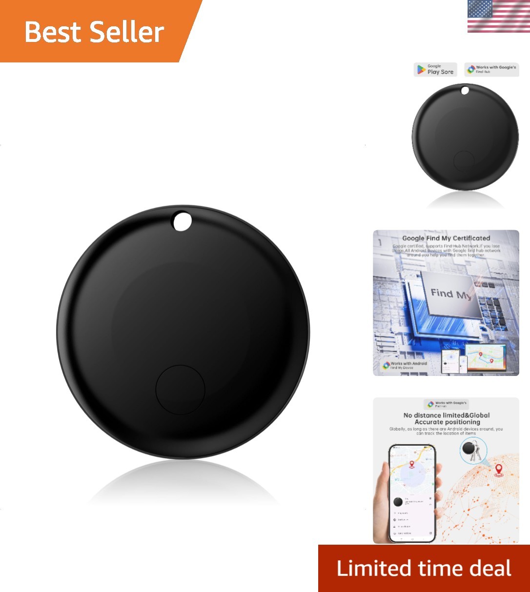 Find Keys, Wallets & More: Durable Android Tracker with Ultra-Long Battery Life