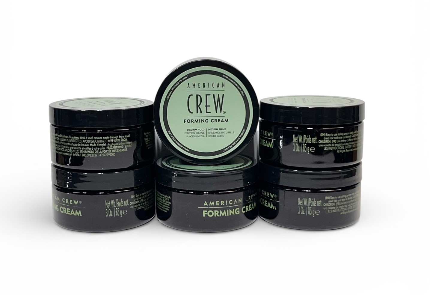 American Crew Forming Cream 3.0 oz - medium hold / medium shine (6 Pack)