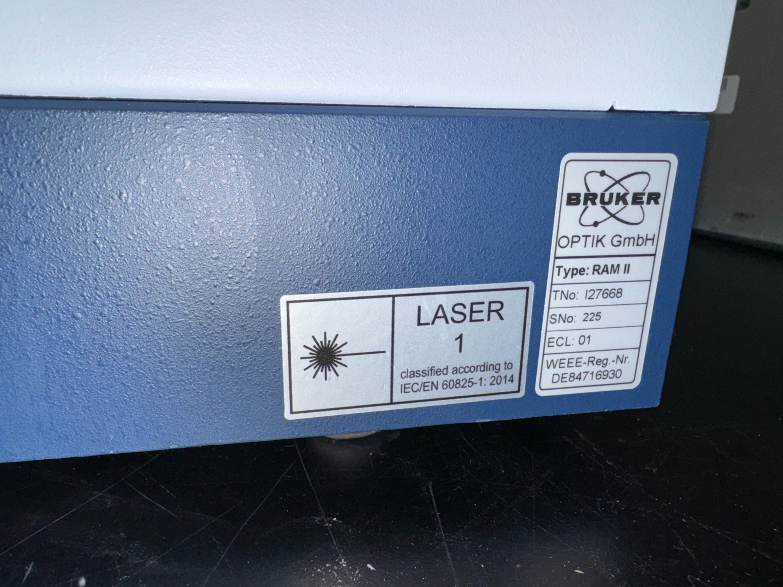 Bruker OPTIK RAM II Laser Module for FT-Raman FTIR #18260