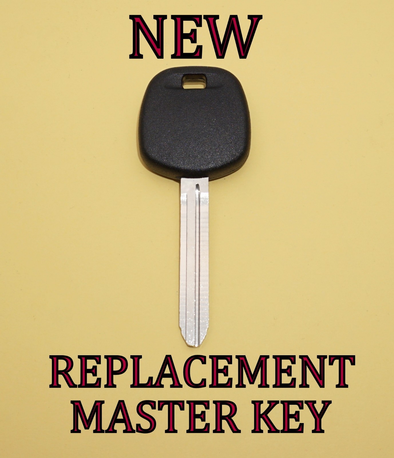 NEW REPLACEMENT TOY43 4C CHIP TRANSPONDER IGNITION KEY FOR TOYOTA 89785-26020