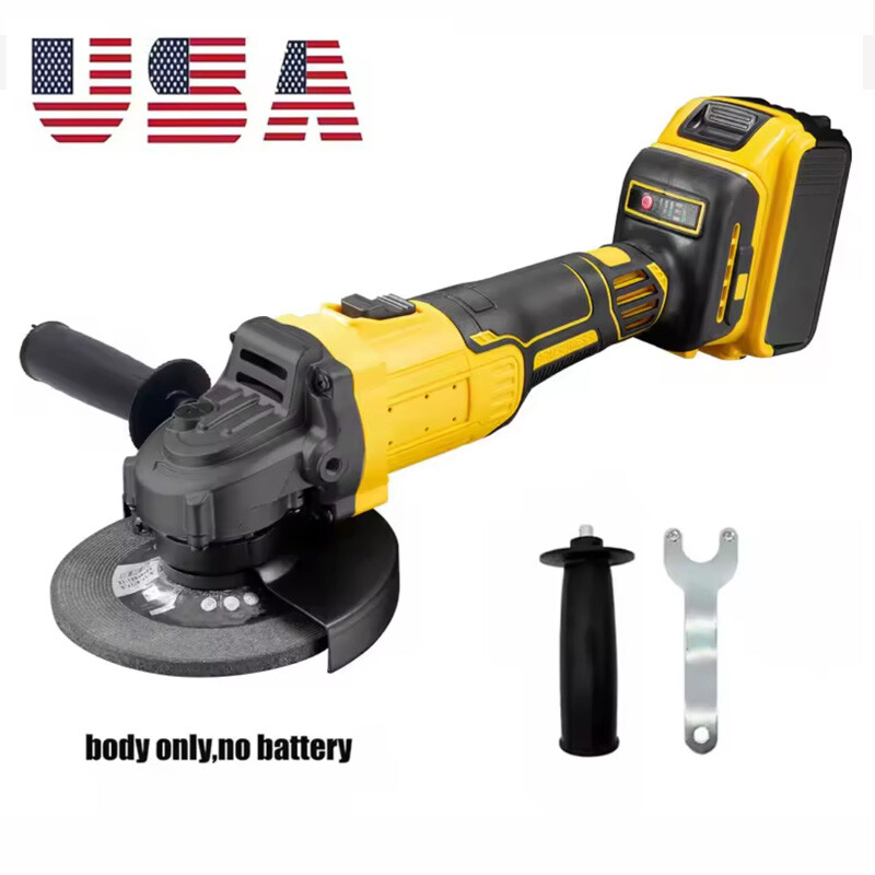 Cordless Angle Grinder for 20V Max Battery Metal Angle Grinder Disc Cutting XR