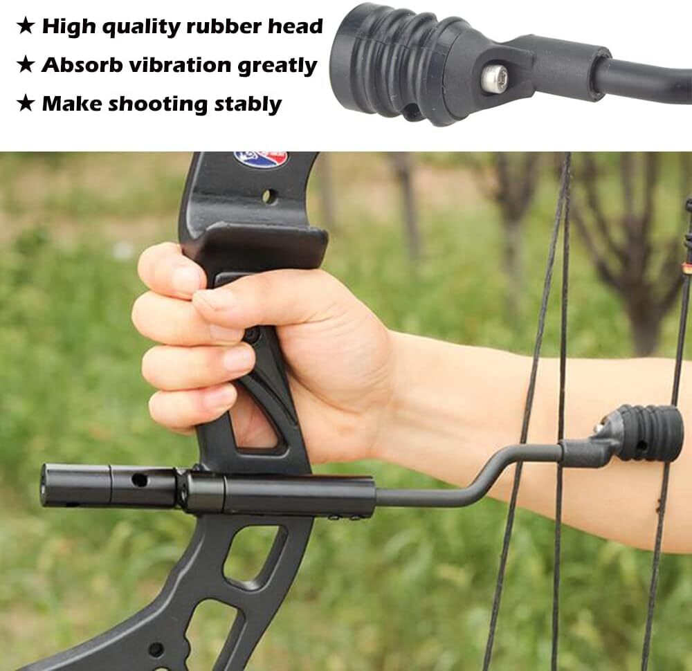 Compound Bow String Stop Bracket Decelerator Rod Bowstring Suppressor Bracket