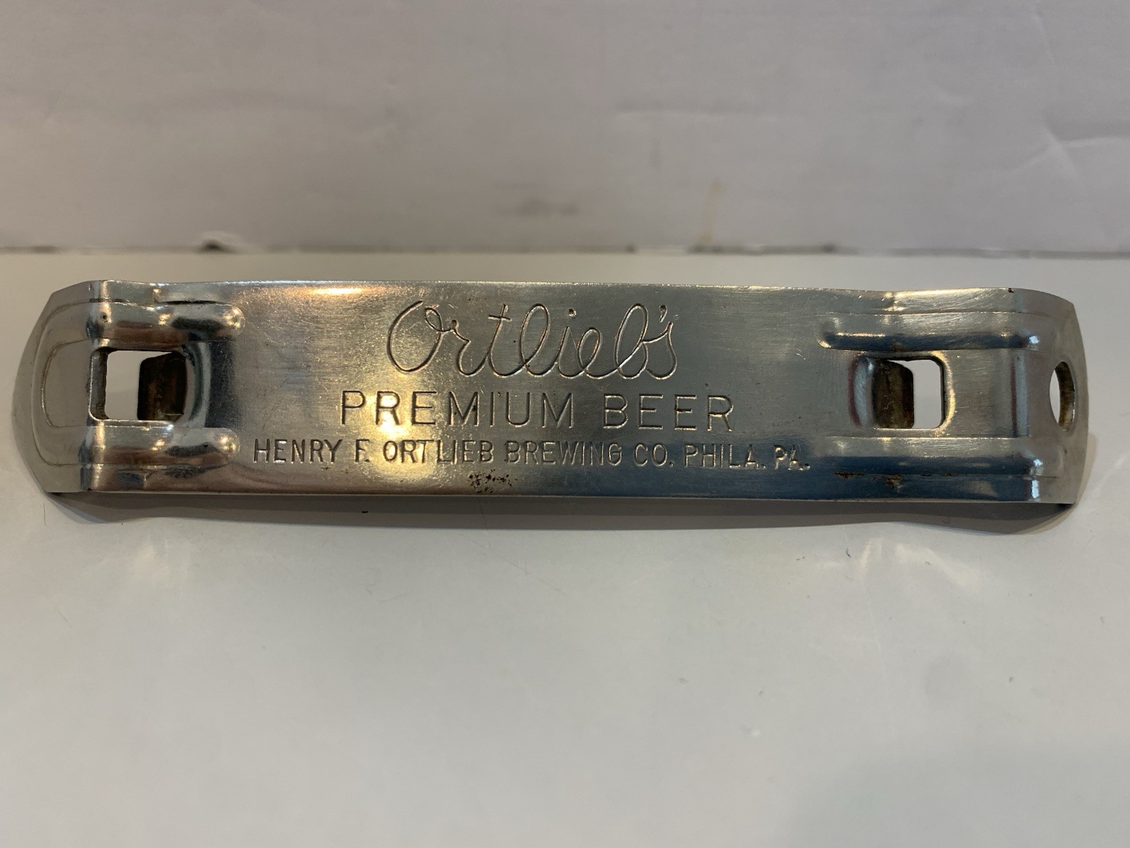 Ortlieb's Premium Beer Bottle Can Opener  Henry F Ortlieb’s Brewing CO Phila PA
