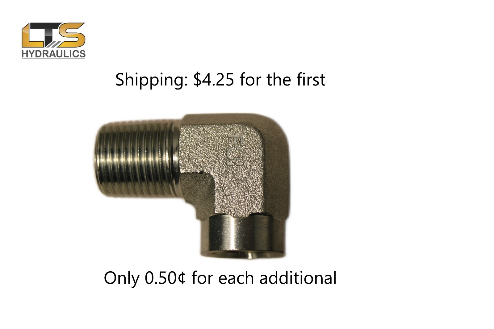 5502-12-08 Steel 3/4" Male Pipe NPT x 1/2" Female Pipe 90° Street Elbow Qty 1