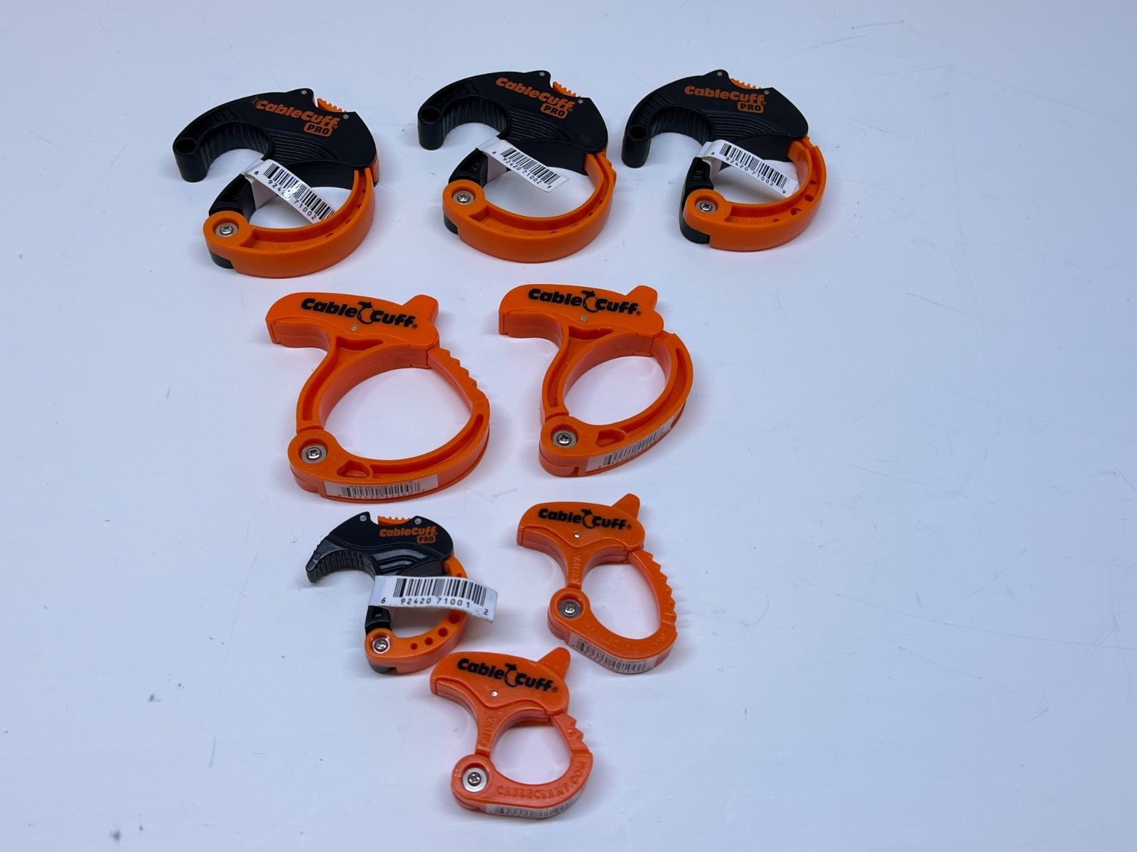 Lot of 8 Various Cablecuff Pro & Cablecuff