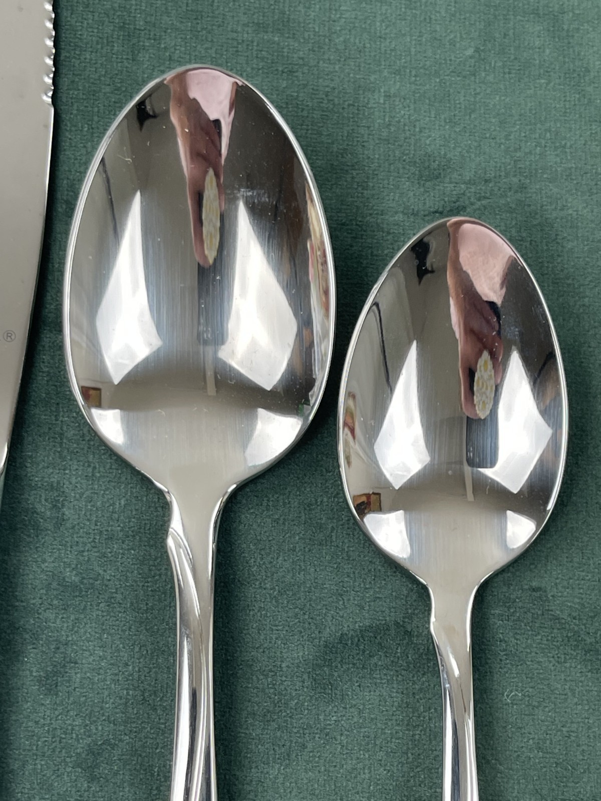 Oneida Stainless FLIGHT RELIANCE Flatware Place Setting Fork Spoon Knife 9-06