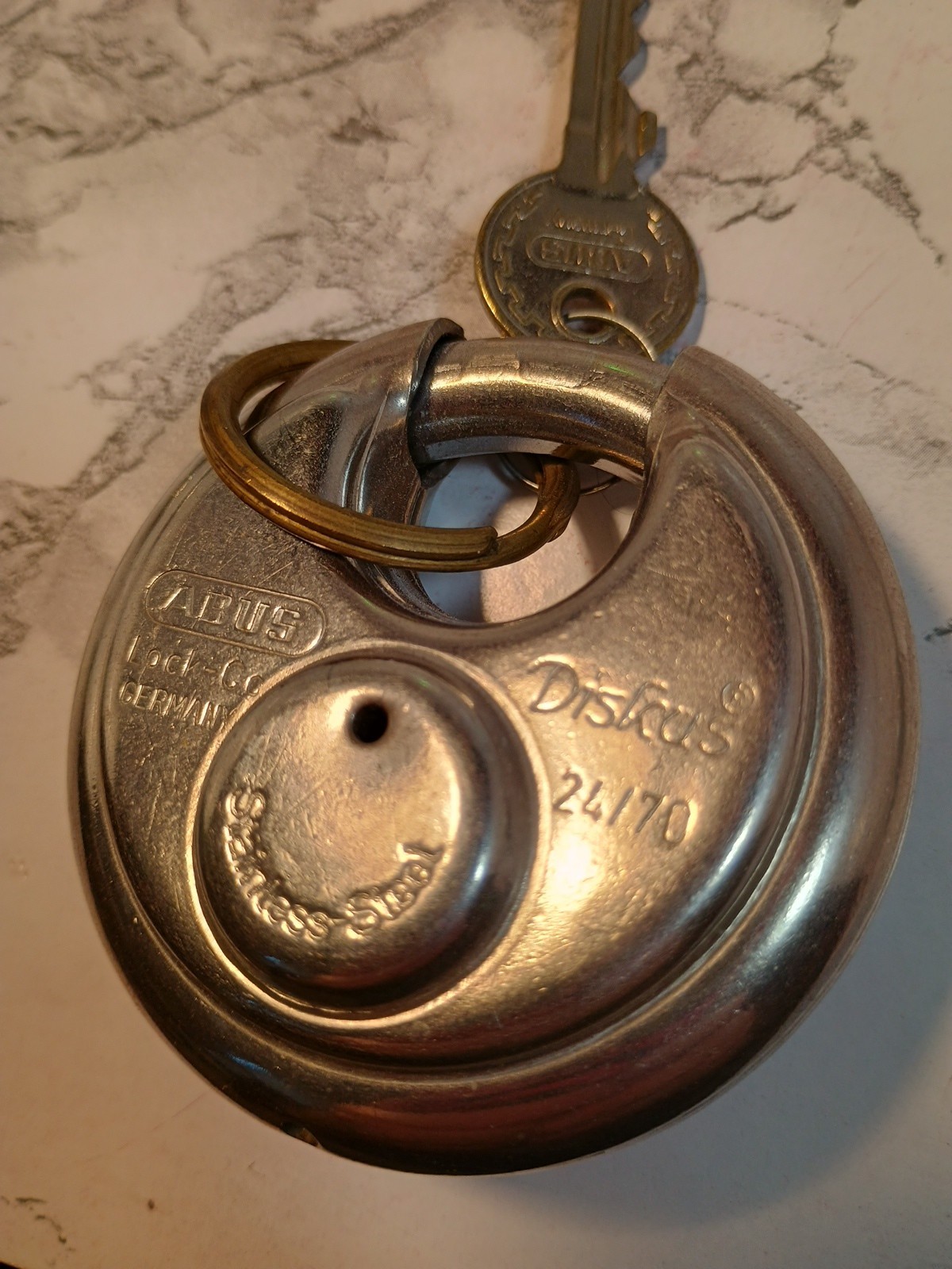 ABUS DISKUS 24/70 LOCK - Only 1 Key