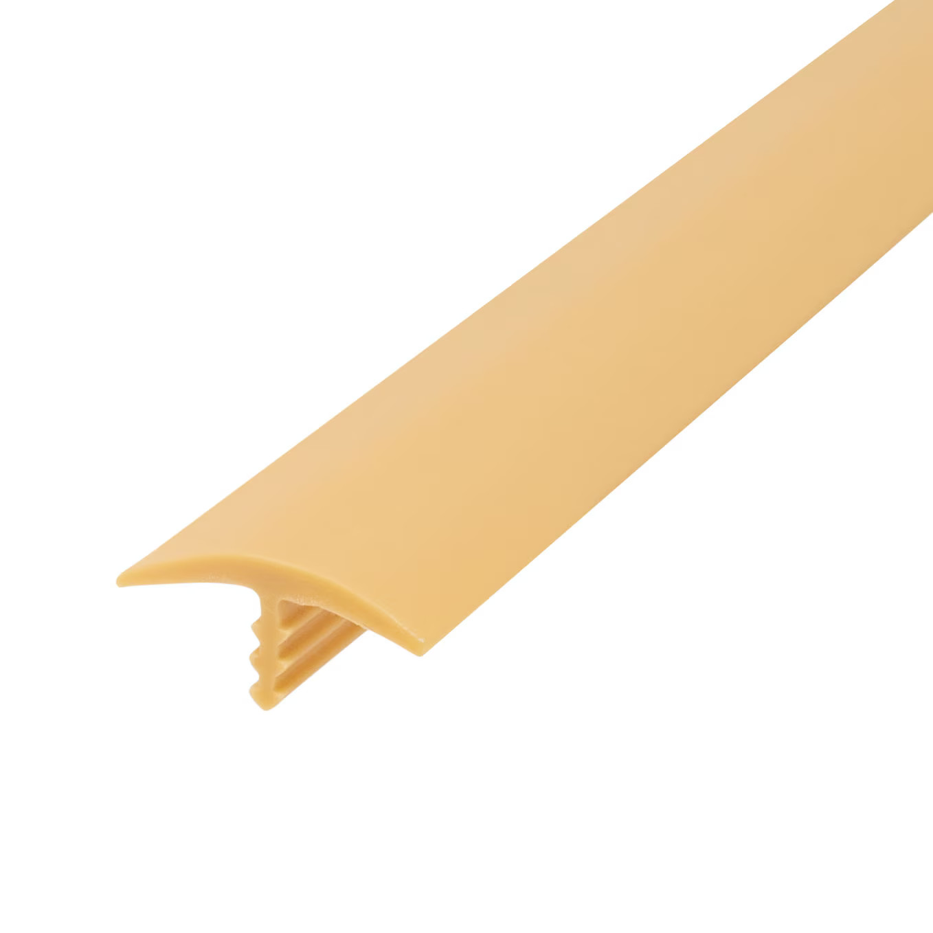 Outwater 13/16 " Light Tan Flexible Polyethylene Tee Moulding Edging 25 ft. Coil