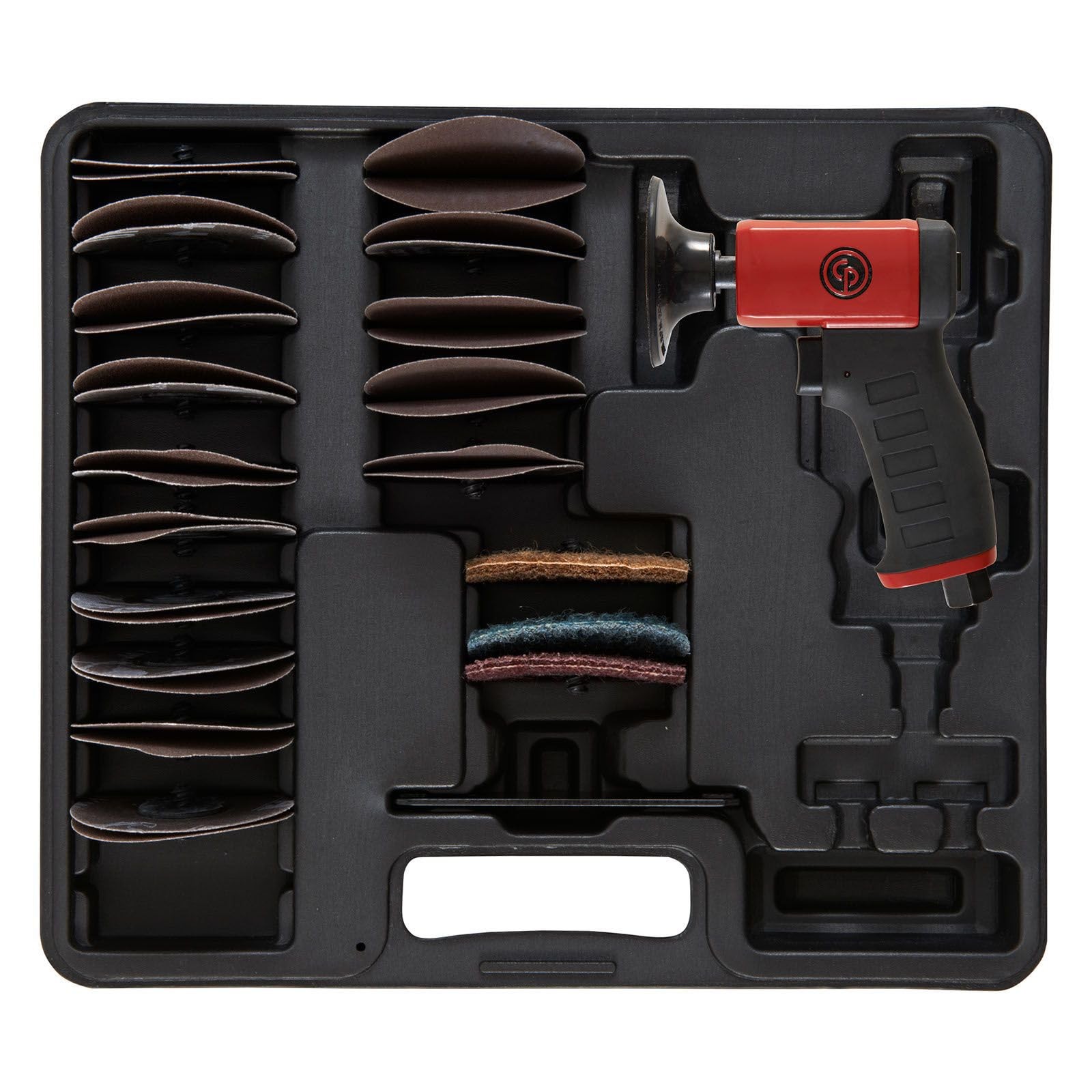 Chicago Pneumatic CP7202D Kit - Air Rotary Sander Tool, Home Improvement, Woodwo