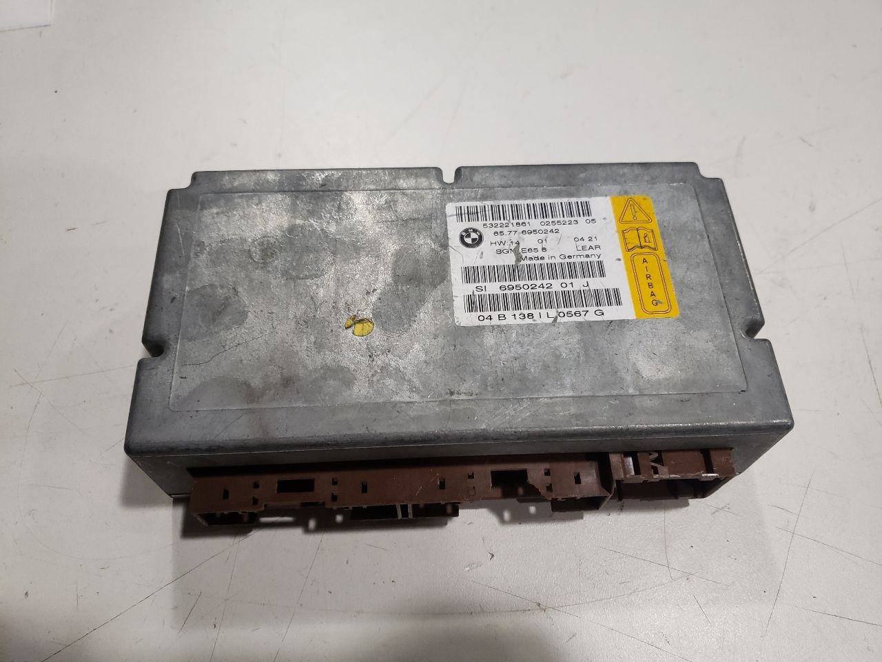 SRS Control Module - 2004 BMW 745I E65 - OEM 6950242