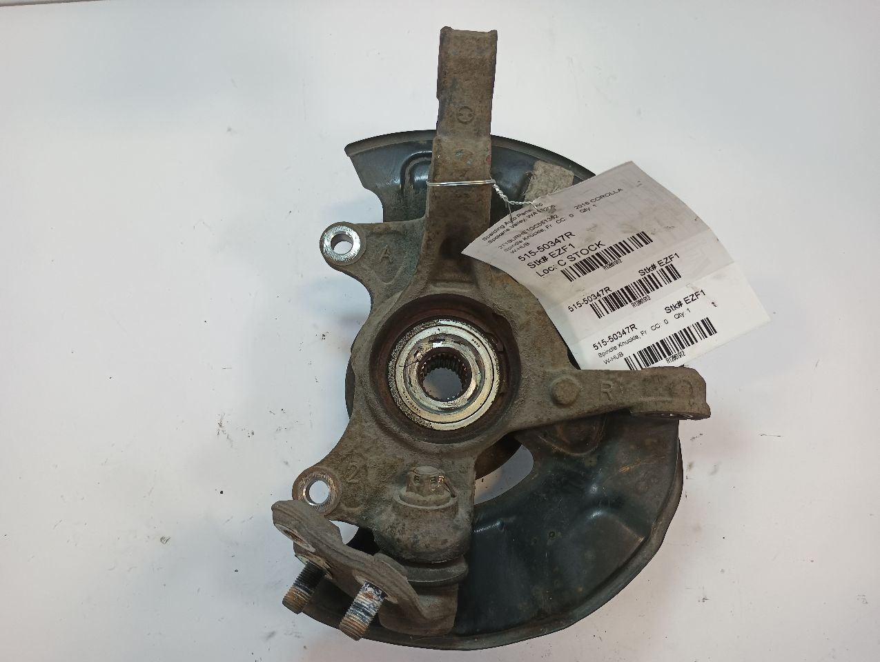 Front Passenger Right Spindle/Knuckle w/Hub from 2016 Toyota Corolla 12861912