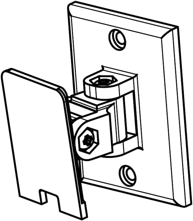 Wall Mount for Simplisafe Indoor Camera - Black