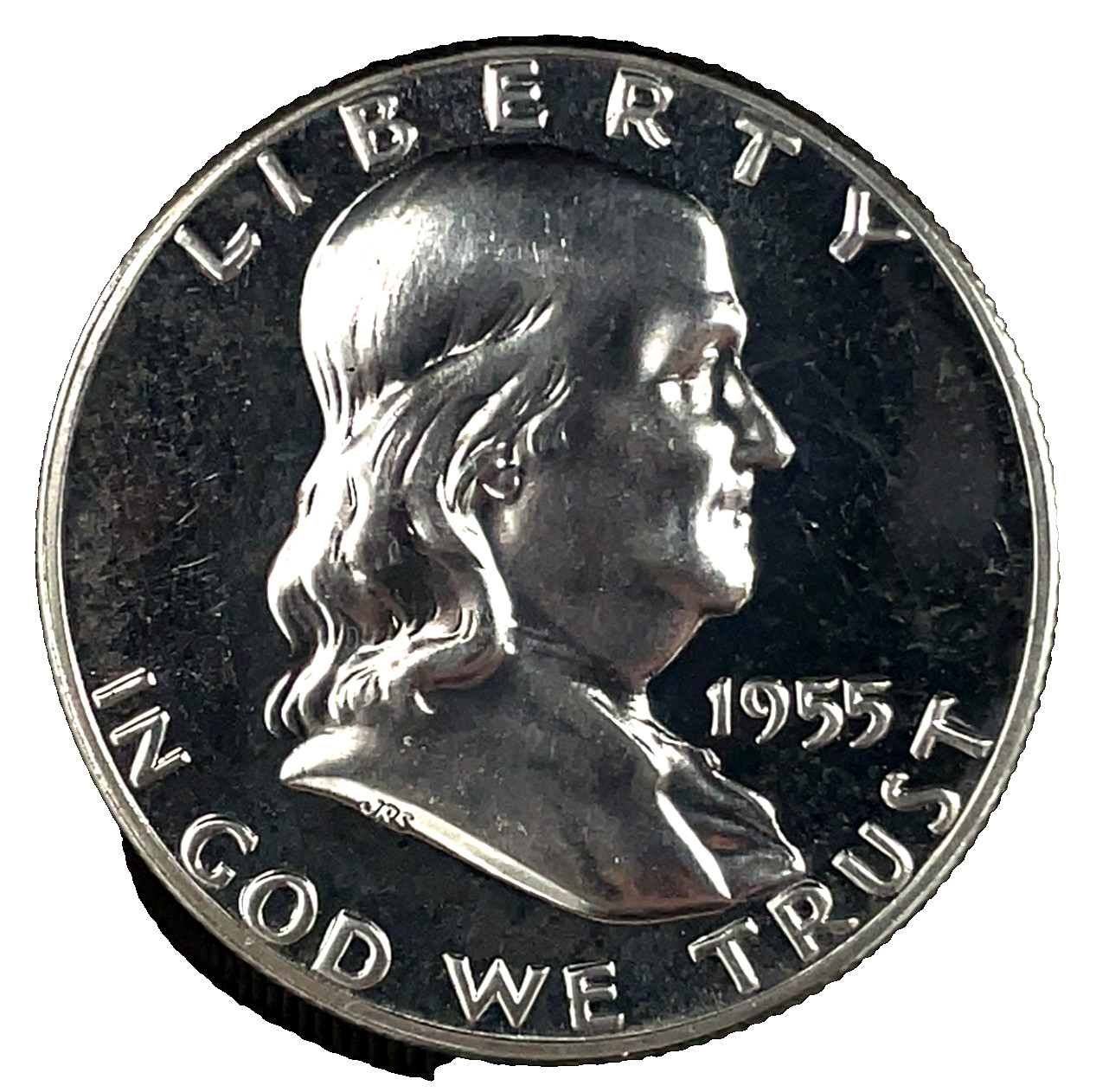 1955 Franklin Half Dollar Gem 90% Silver Proof 50c U.S Coin # 56