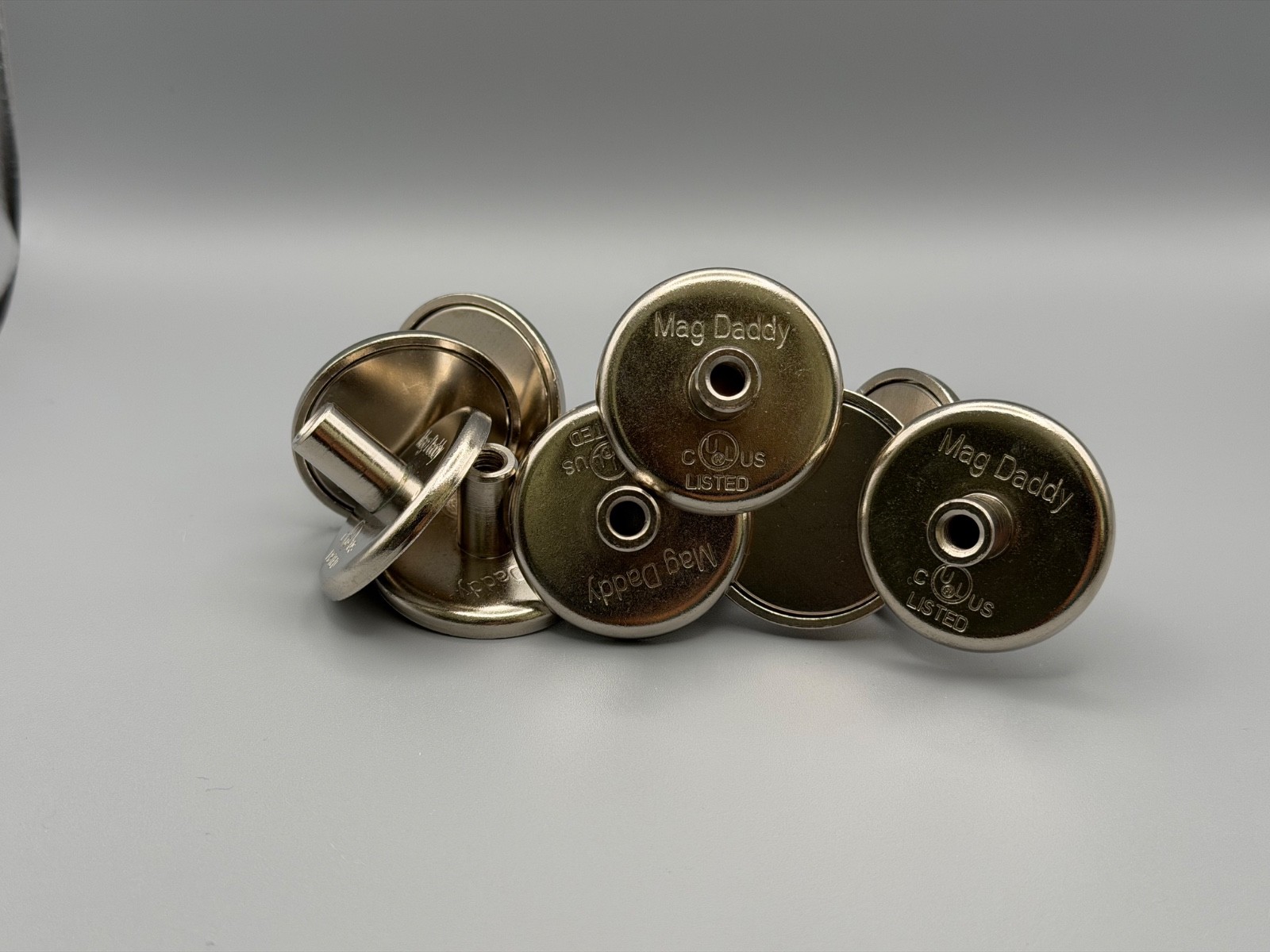 Mag-Daddy MAG-MAG4TF 1-1/2"  Diameter Female 1/4-20 Thread - Magnetic Mount