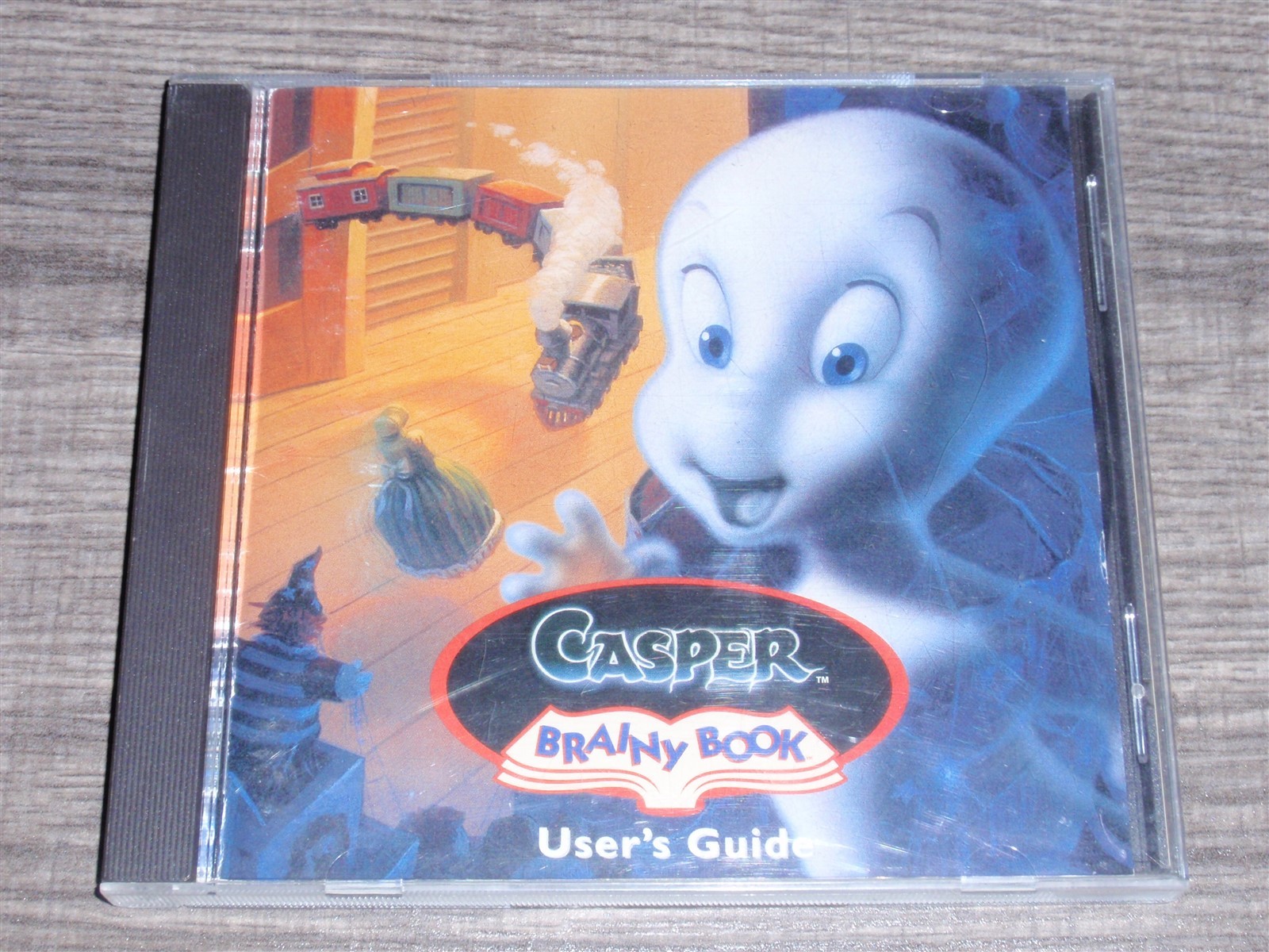 Casper Brainy Book PC/Mac CD-ROM 1995 Knowledge Adventure Windows 3.1 Power Mac