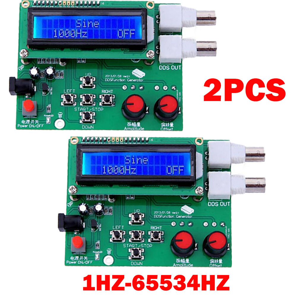 2pcs For DDS Function Signal Generator Module Sine Square Sawtooth Triangle Wave