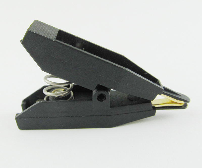 1pc Electric Kelvin Test Clip 10Amp BU-75K Black NEW