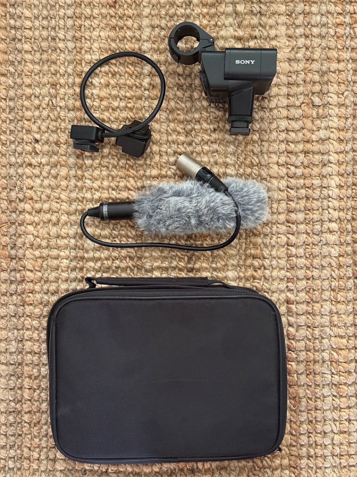 Sony XLR-K3M Dual-Channel Digital XLR Audio Adapter Kit with Shotgun Microphone
