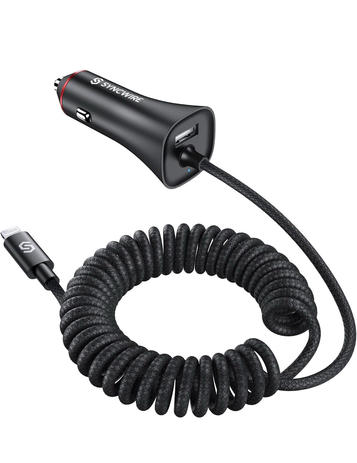 Apple MFi Certified] Syncwire iPhone Car Charger 32W Super Fast Car Phone