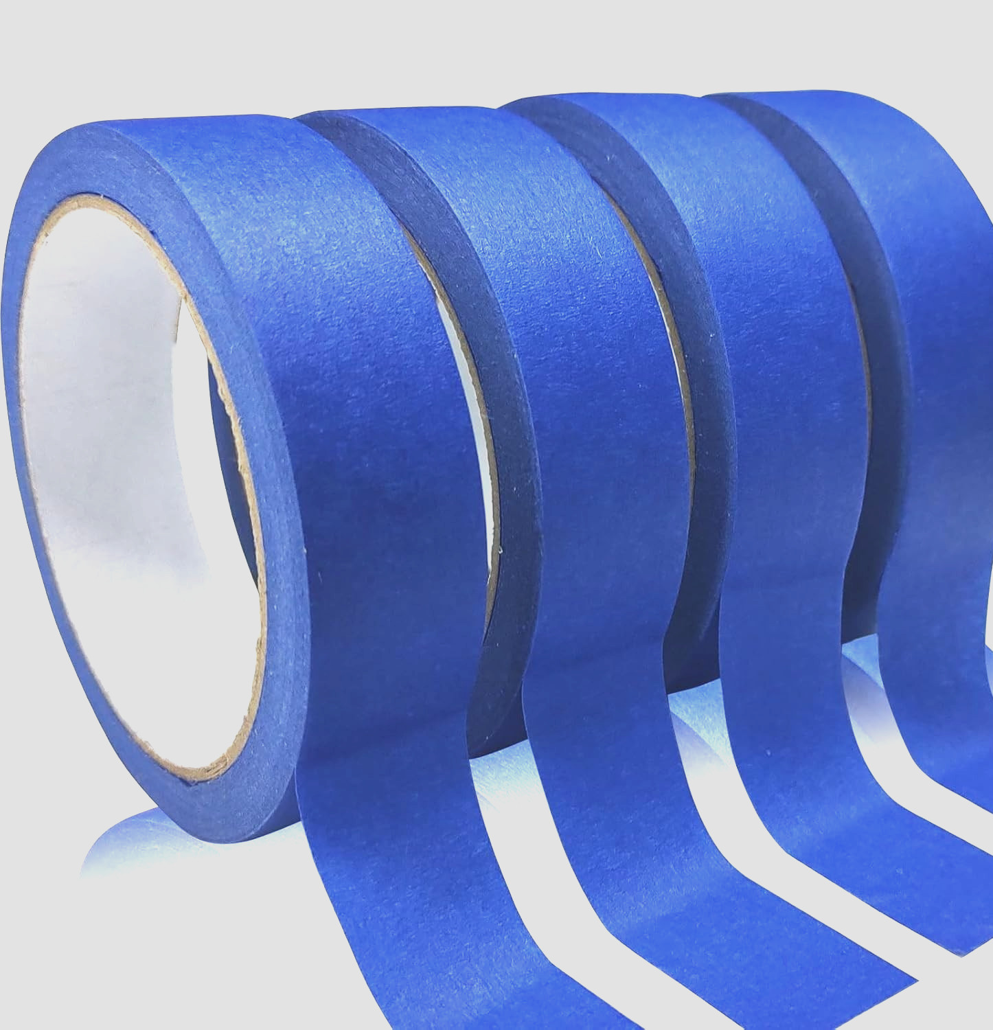 4 Rolls Blue Painters Tape, Masking Tape, Painter'S Tape, Painting Tape with Mul