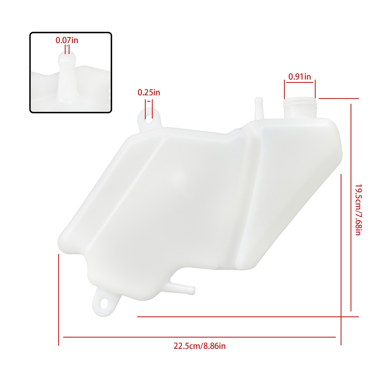 FOR KAWASAKI NINJA 650 COOLANT RESERVOIR TANK 43078-0553 2012 - 2016