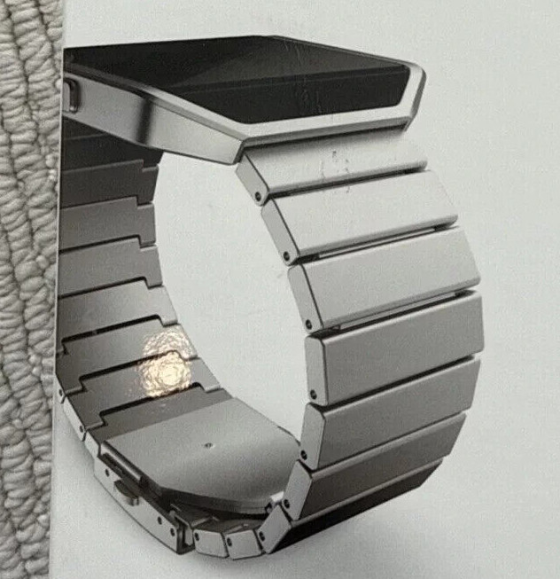 Fitbit Blaze Metal Stainless Steel Band Silver - ORIGINAL MADE BY FITBIT