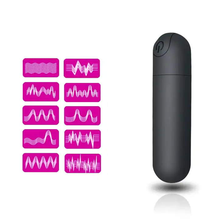 Mini Powerful Bullet Shape 10 Speed Vibrating Neck Body Massage Personal
