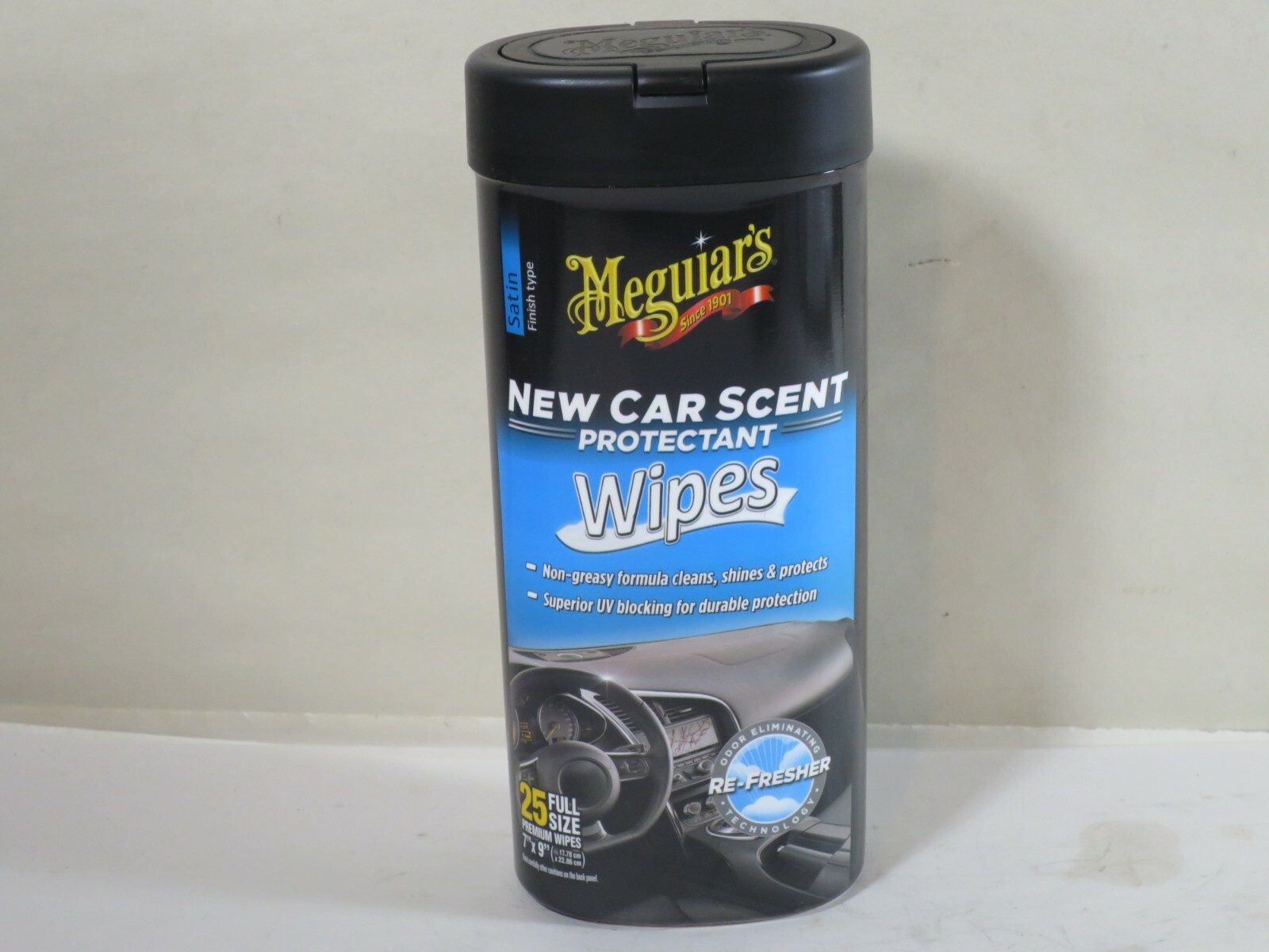 Meguiar's G4200 New Car Scent Protectant Wipes Case of 6