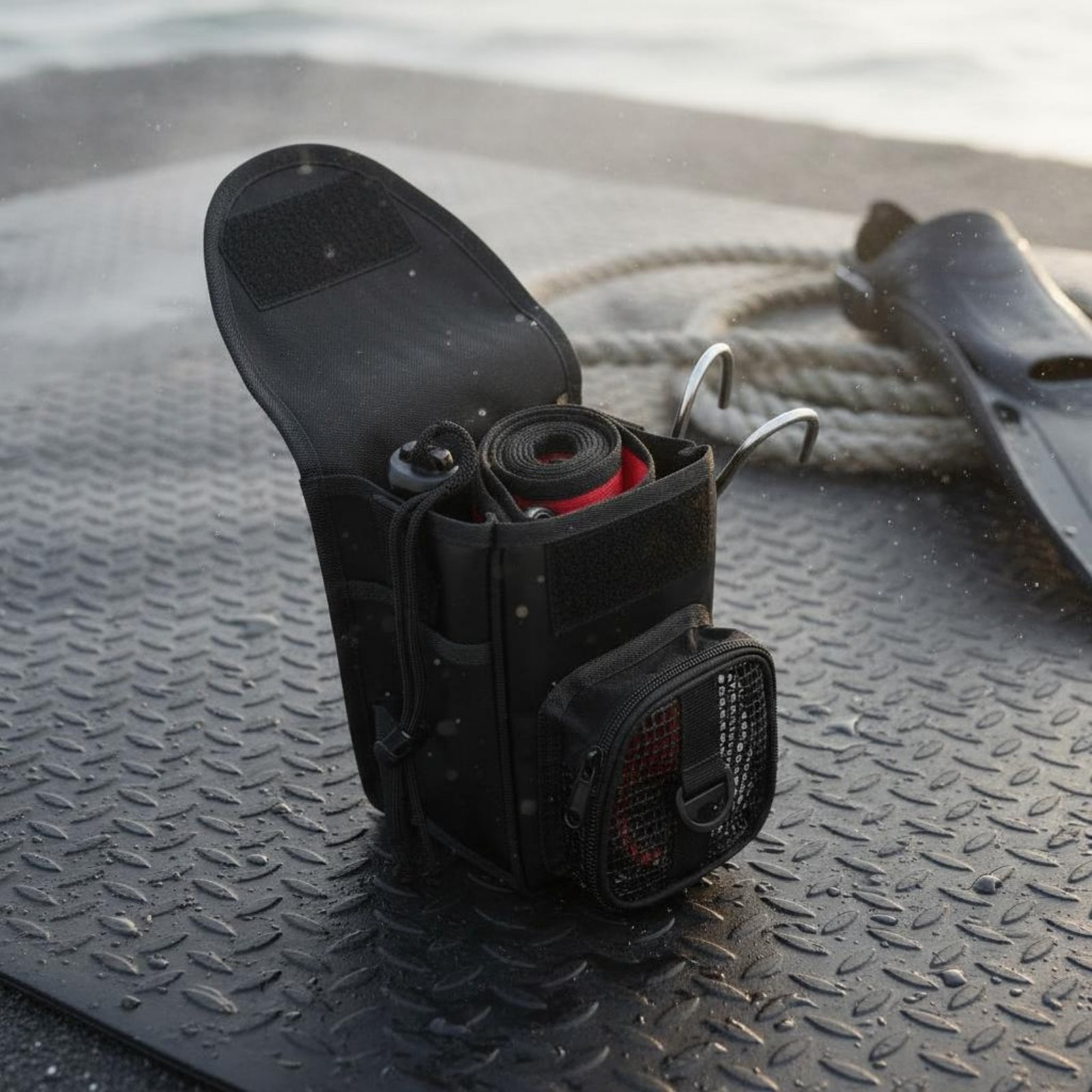 Side Mount Dive Pouch Waterproof Side Mount Pouch Portable for Divers