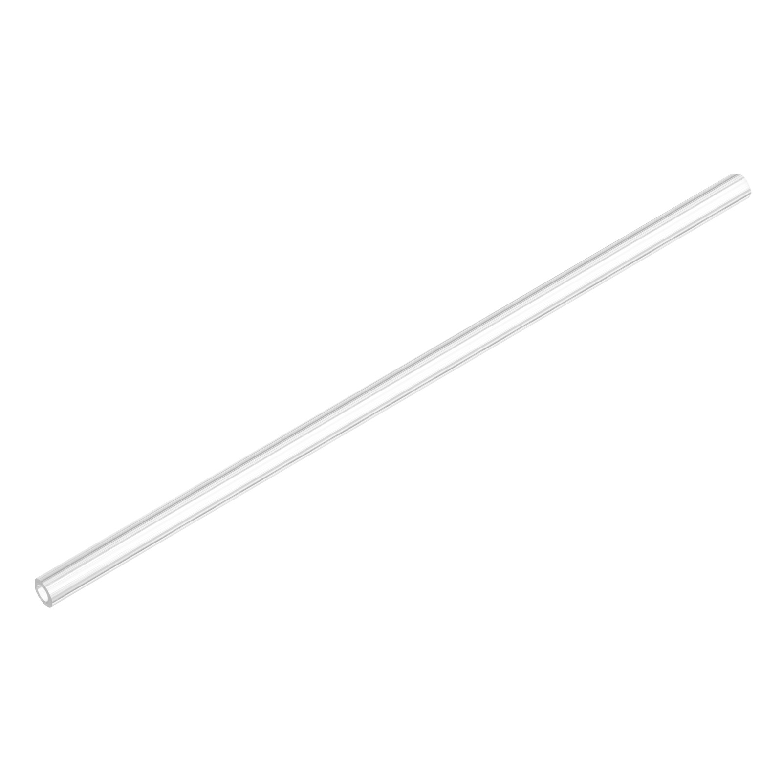 Rigid Round Clear Tubing 3mm ID x 5mm OD x 150mm Length Plastic Tube