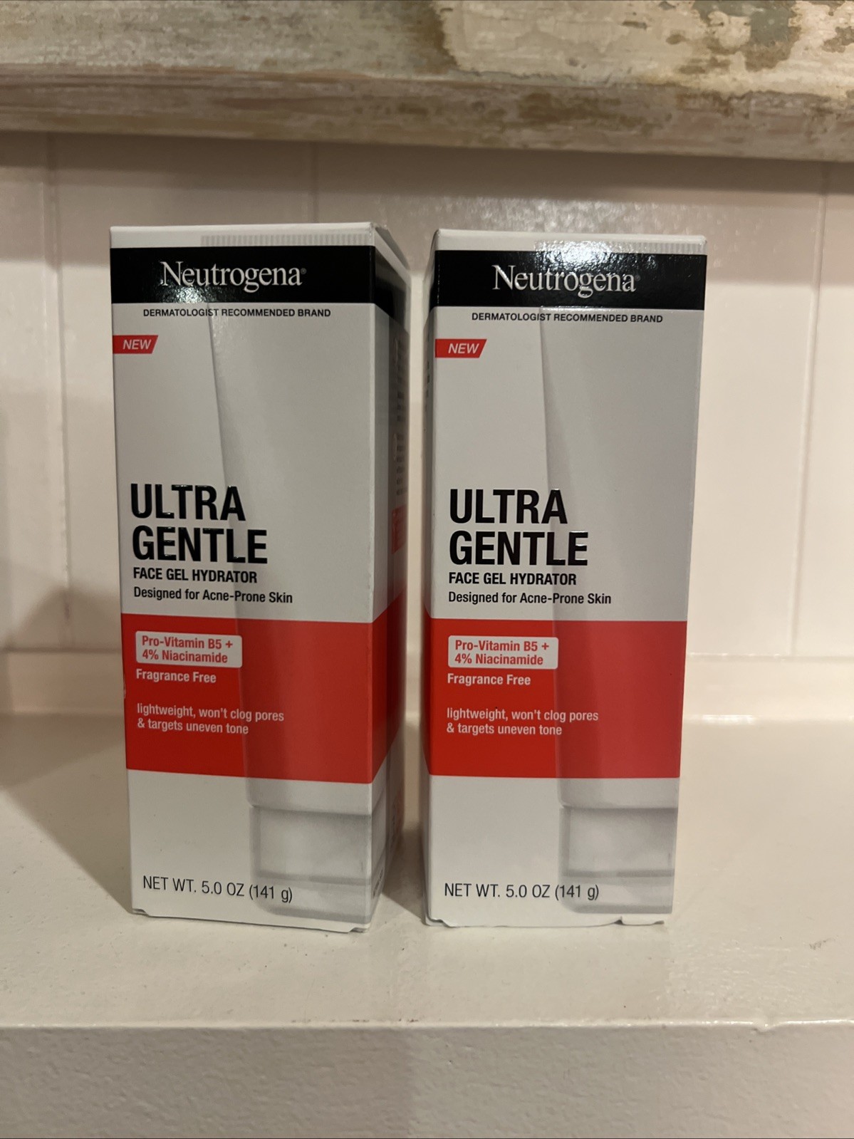 Neutrogena Ultra  Gentle Face Gel Hydrator Pro-Vitamin B5 & 4% Niacinamide 2x