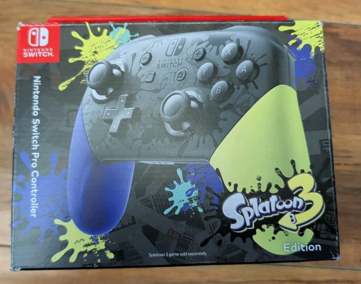 Nintendo Switch Pro Controller Splatoon 3 | USED or REPAIRs