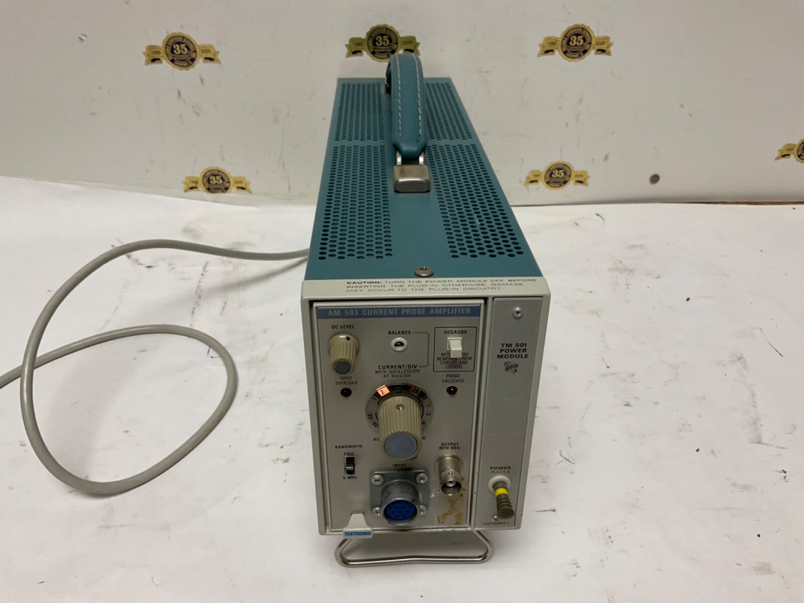 Tektronix TM 501 Power Module AM 503 Current Probe Amplifier Test Equipment