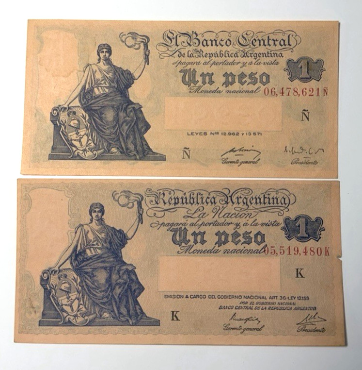 Argentina 1 Peso 1950 Pick # 257
