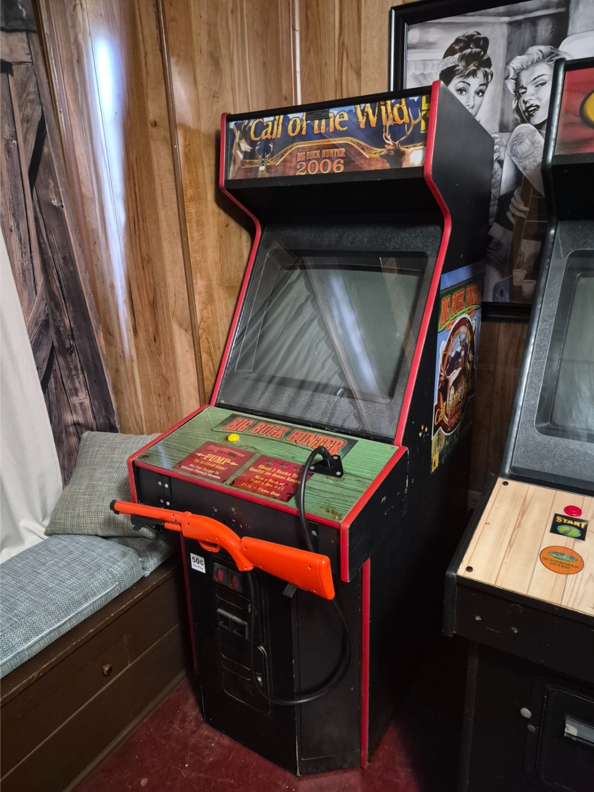 Big Buck Hunter 2006 Arcade Machine – Tested & Working – Shooting Game Cabinet