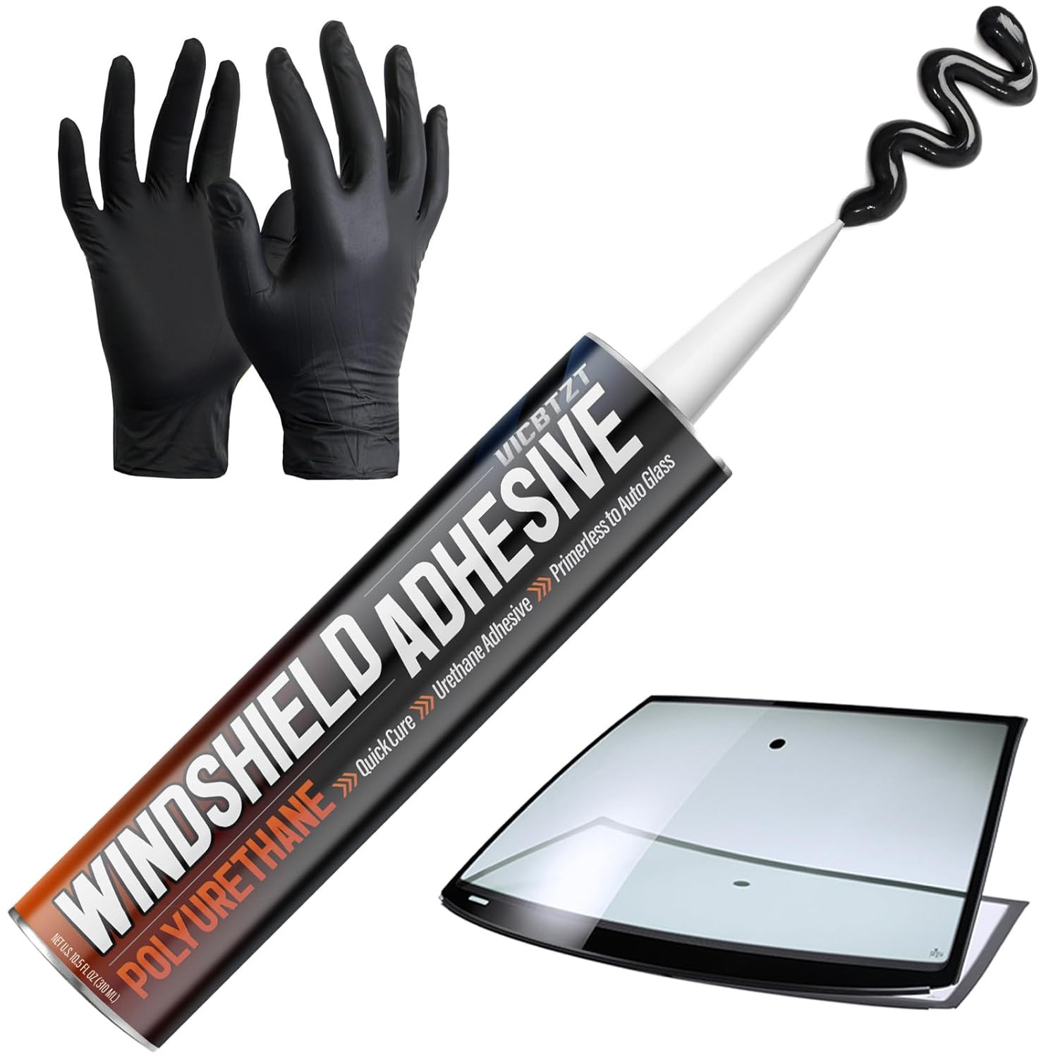 Polyurethane Windshield Adhesive With Fast Curing Formula - High Bond Strength