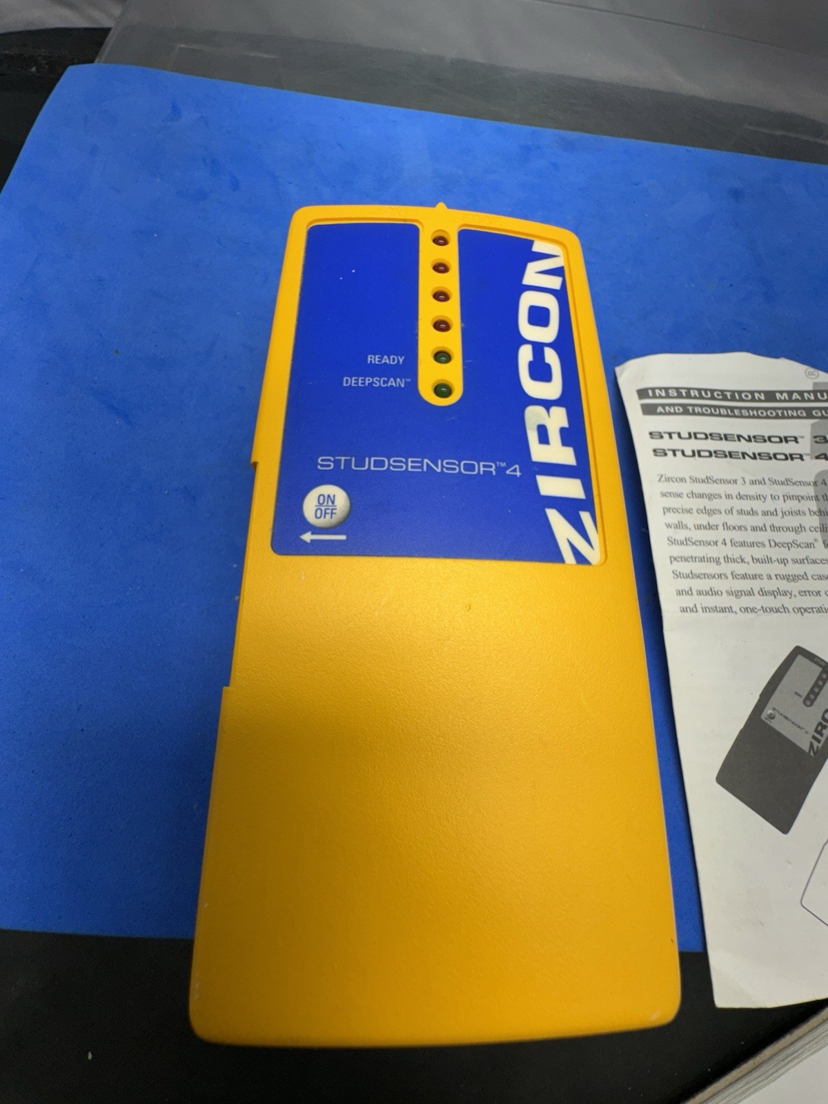 Zircon Studsensor “4 W/ Paperwork No Battery -Works Tested