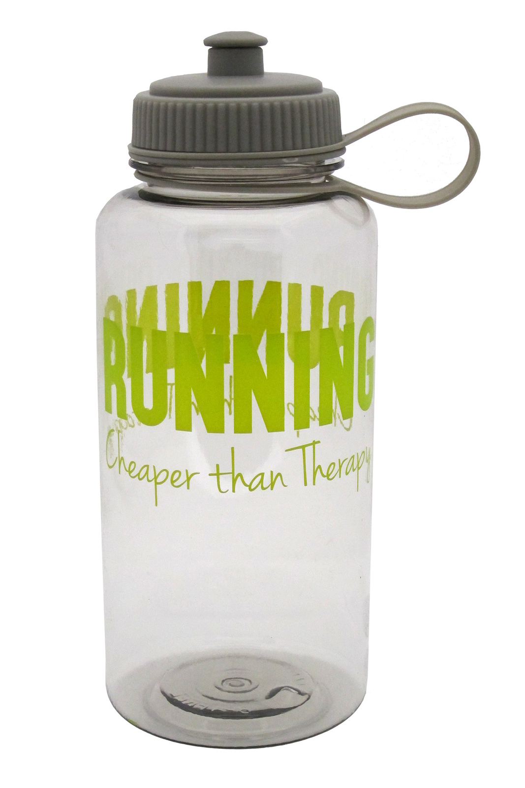 32oz Sport Water Bottle - Motivation Message Grey  - BPA Free Tritan