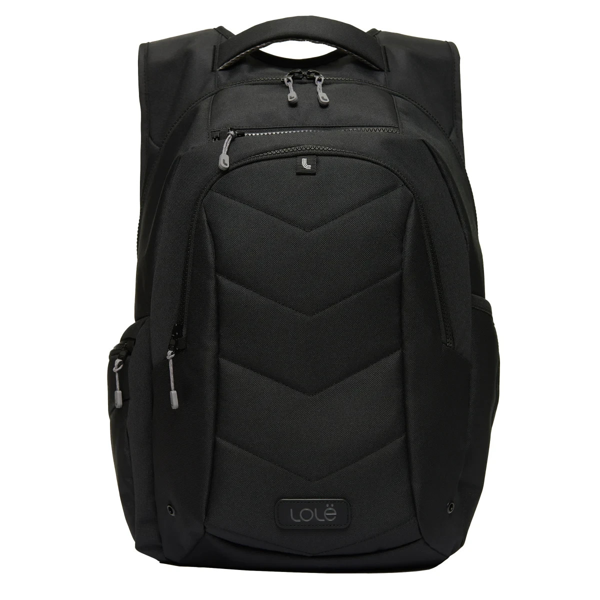 NEW Lole Quilted Backpack Padded Back & Shoulder Fits Up to 17" Laptop Black