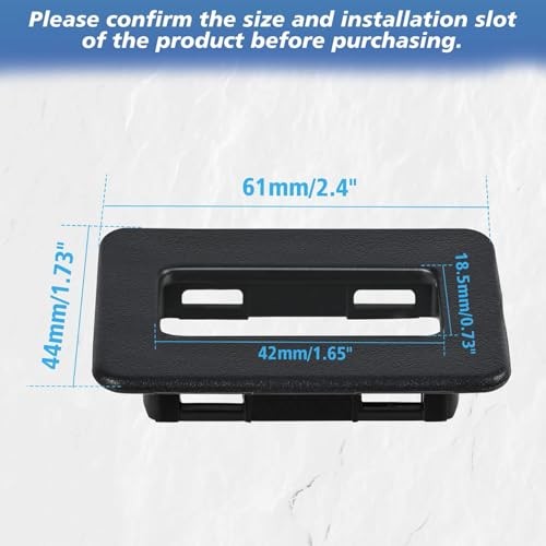 2PCS Rear Power Window Switch for Silverado for Escalade 2000-2002（2PCS Black)