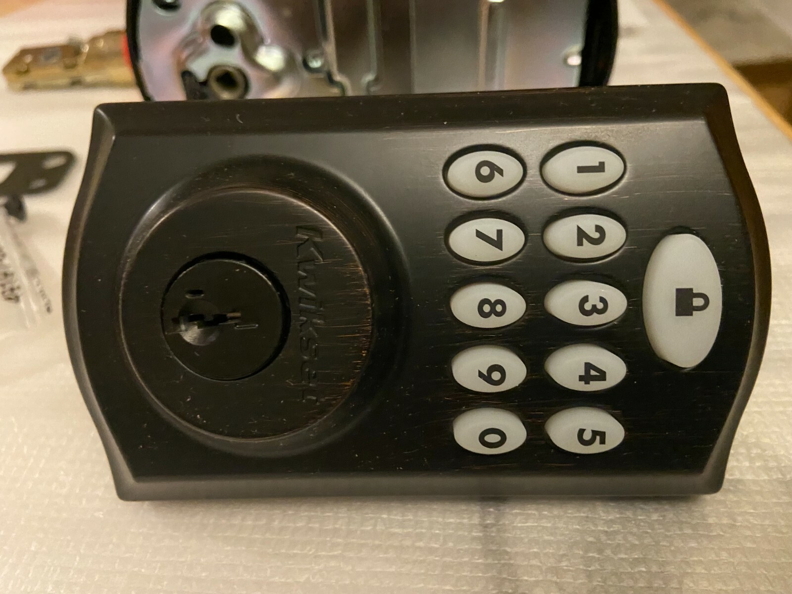 Kwikset 99130-003 Electronic Keypad Deadbolt Door Lock USED FOR PARTS #1