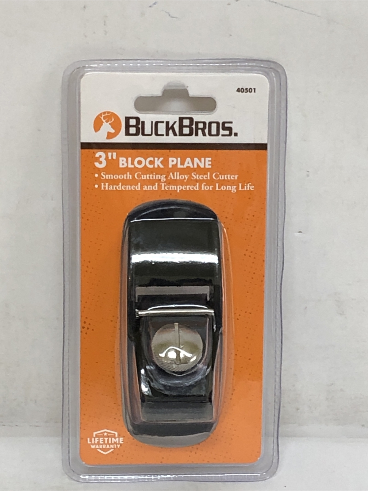 BuckBros 3" BLOCK PLANE Trimming Projects ALLOY STEEL CUTTER • HARDENED TEMPERED