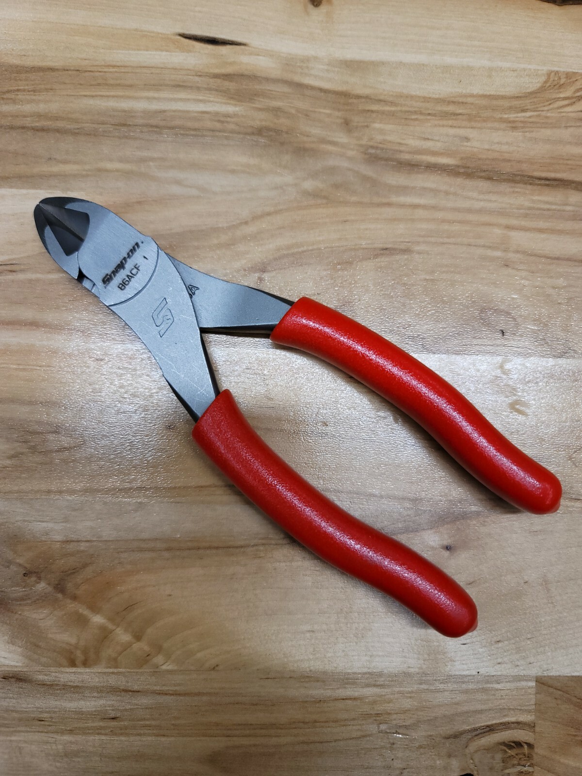*NEW* Snap On Tools 86ACF RED Comfort Grip Diagonal Cutters FAST & Free Shipping
