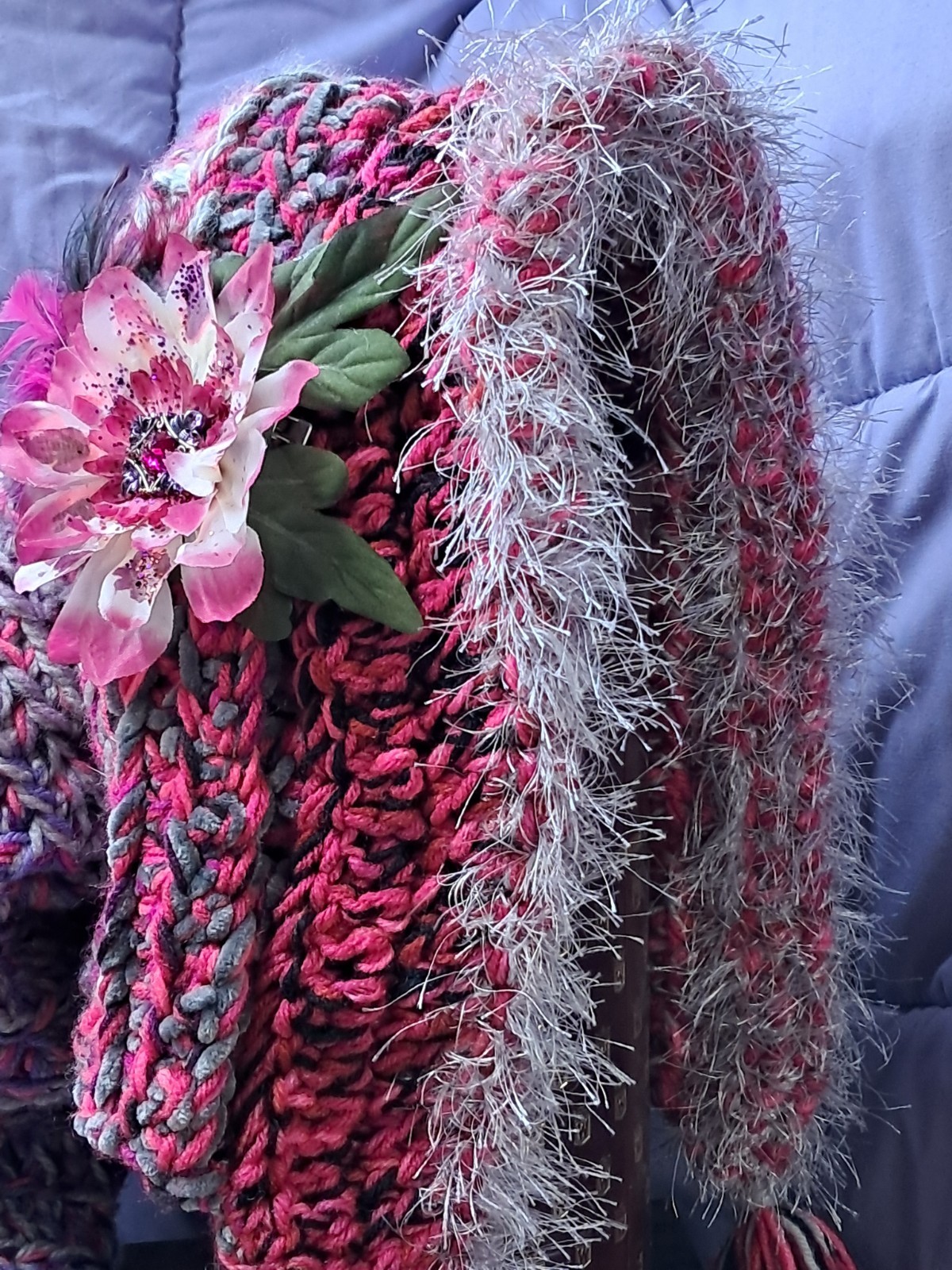Handmade Crochet Wizard Hood