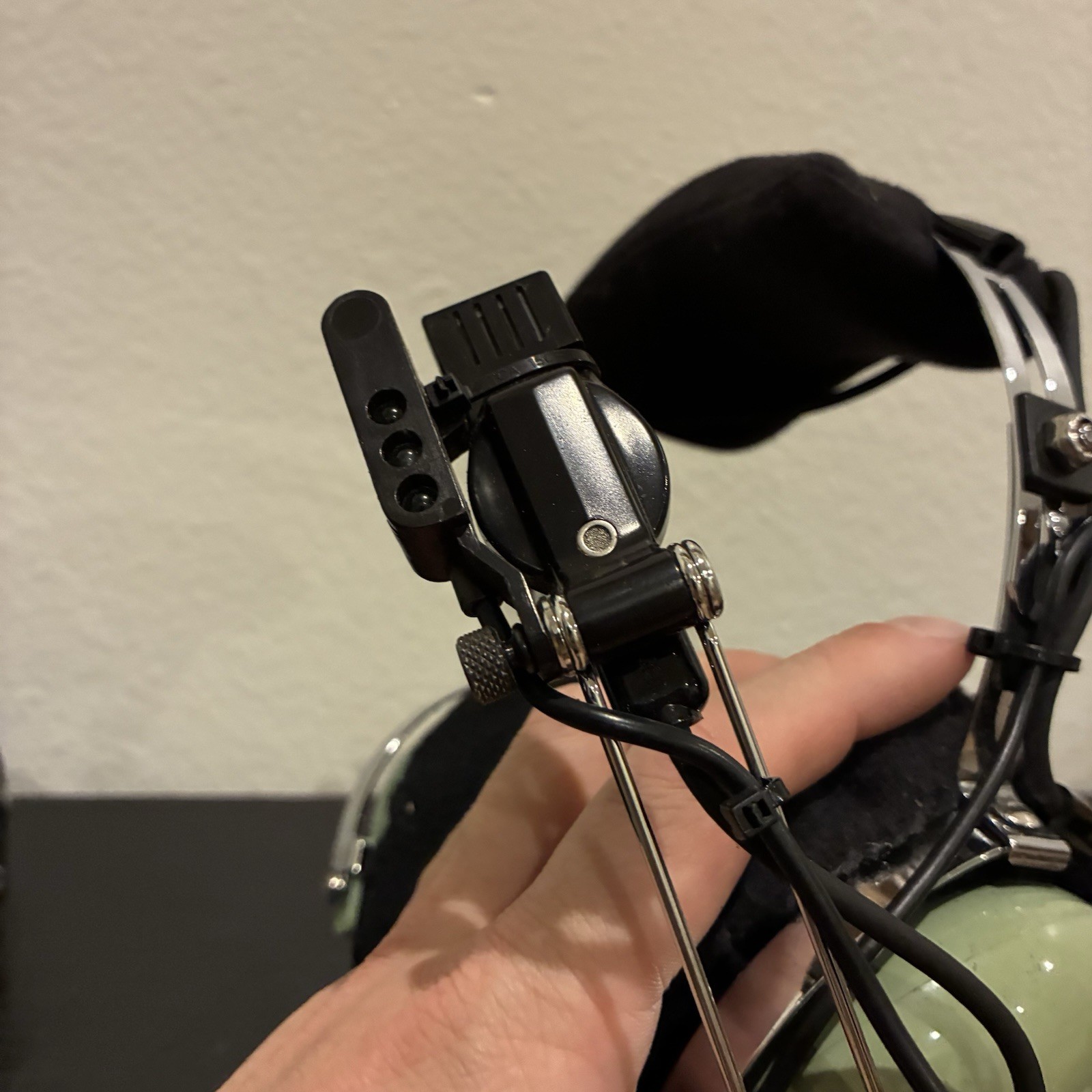 Two David Clark Model H10-76 Aviation Headset With Aero Soft Cushions