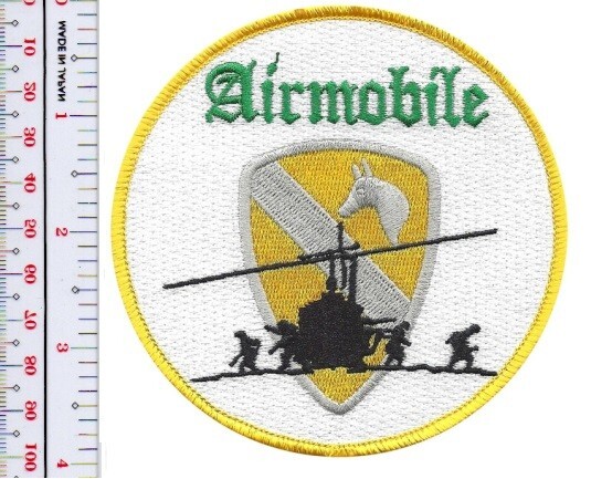 US Army Vietnam 1st Cavalry Division Airmobile Patch NO TARIFF