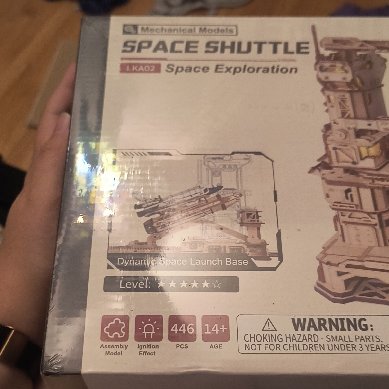 ROKR Space Shuttle Wooden DIY Mechanical Model Kit