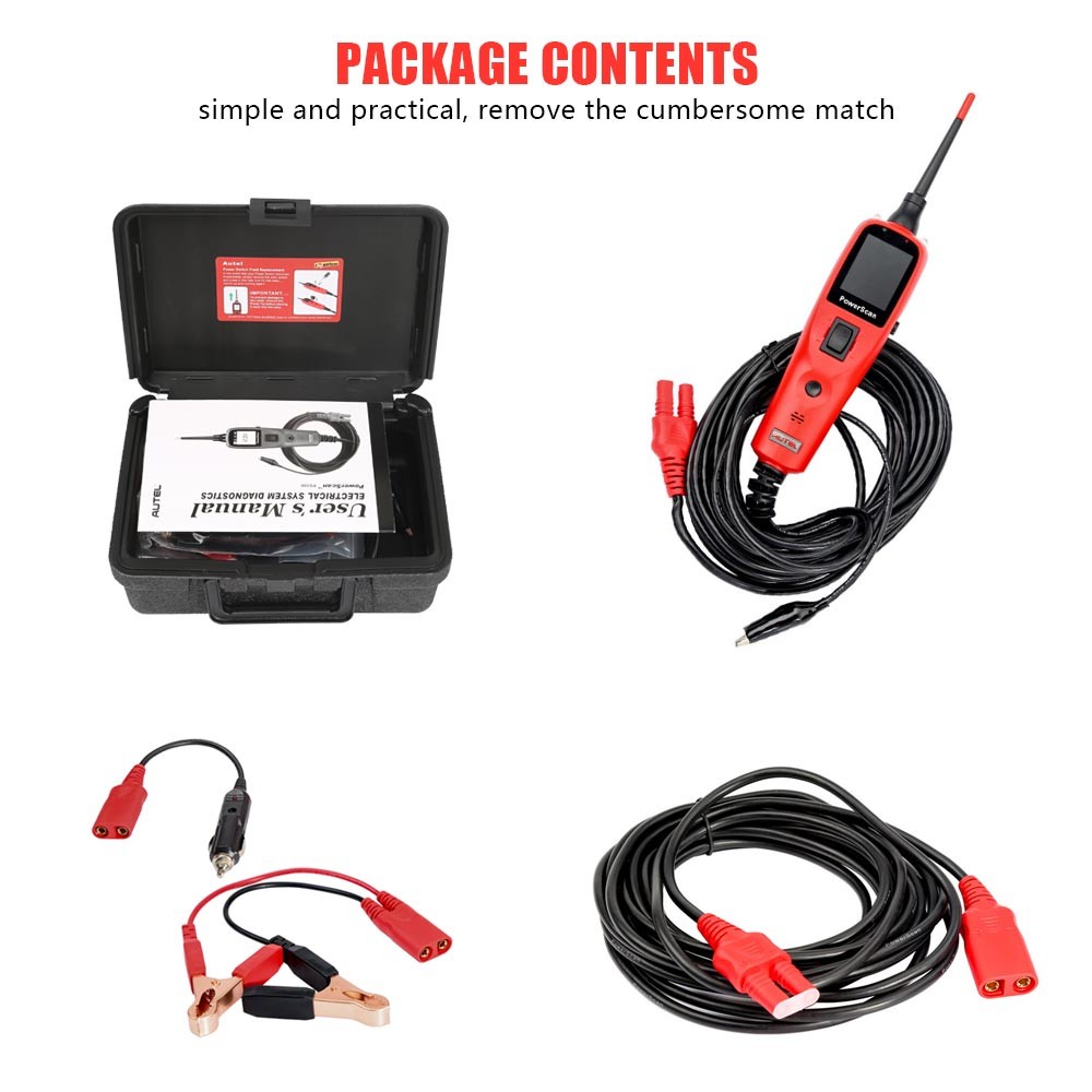 Autel PS100 PowerScan Electrical System Diagnostics Support ground testing etc