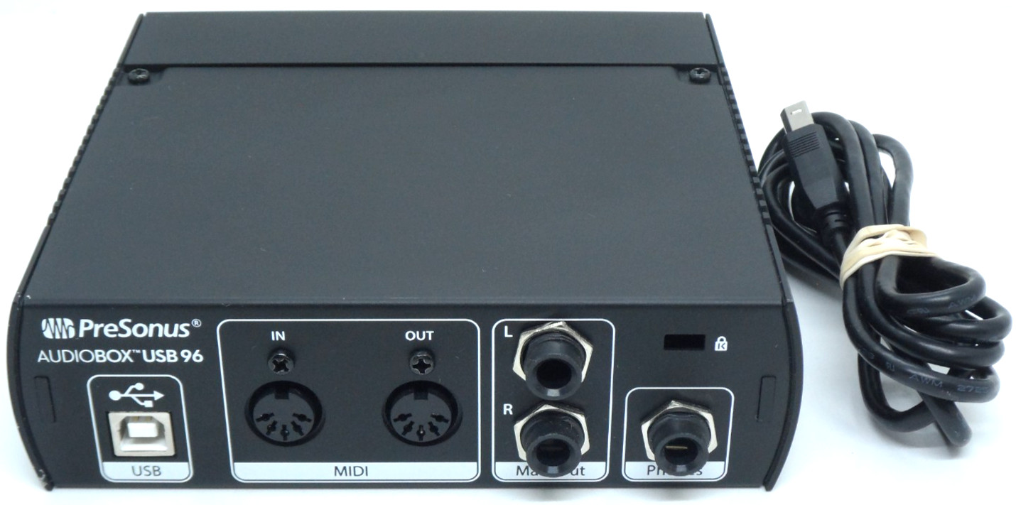 PreSonus AUDIOBOX 2-Channel MIDI Recording Interface USB96 Tested Working