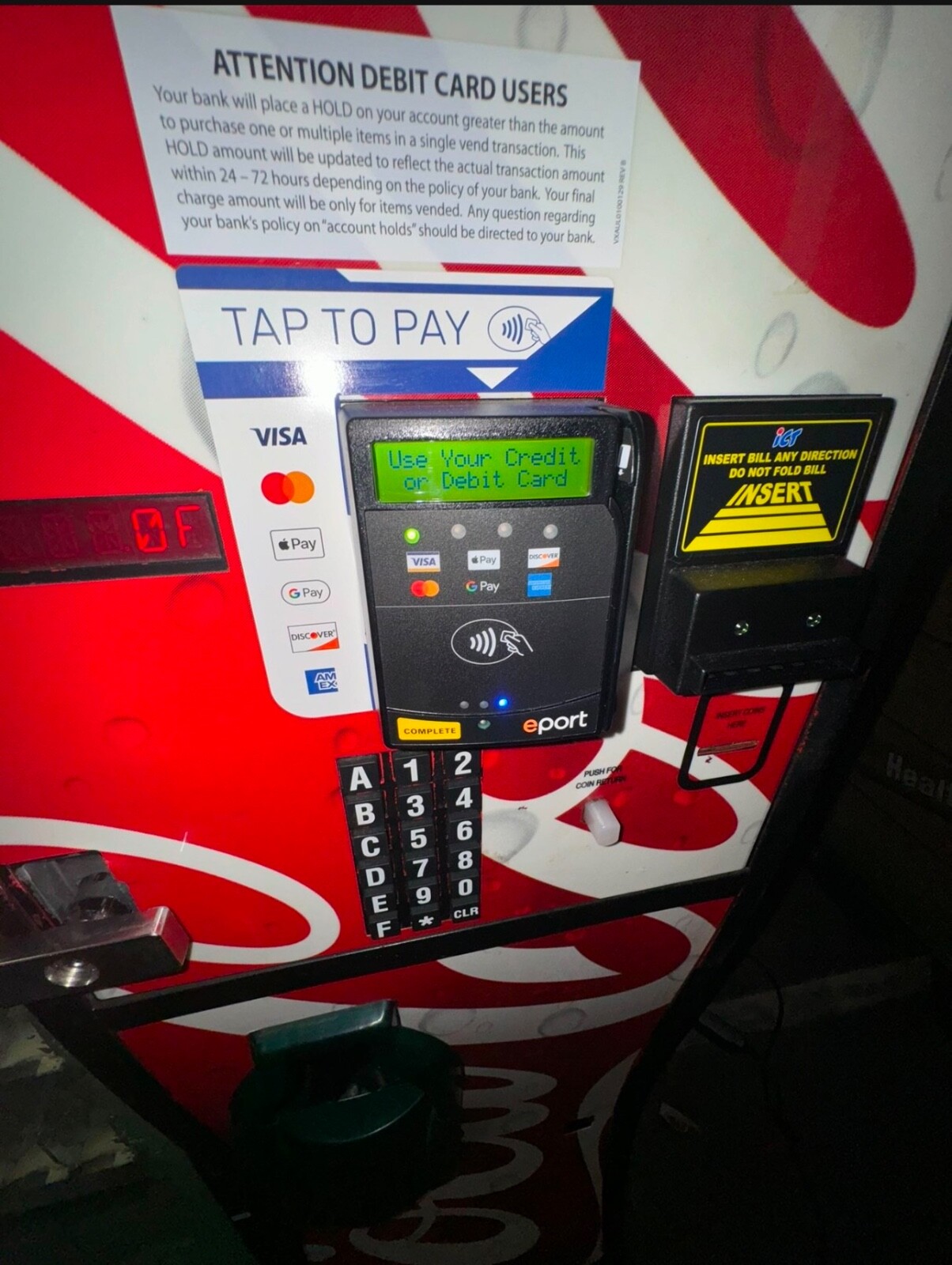 DIXIE NARCO 5000 DN5000 Elevator SODA COKE DRINK VENDING MACHINE